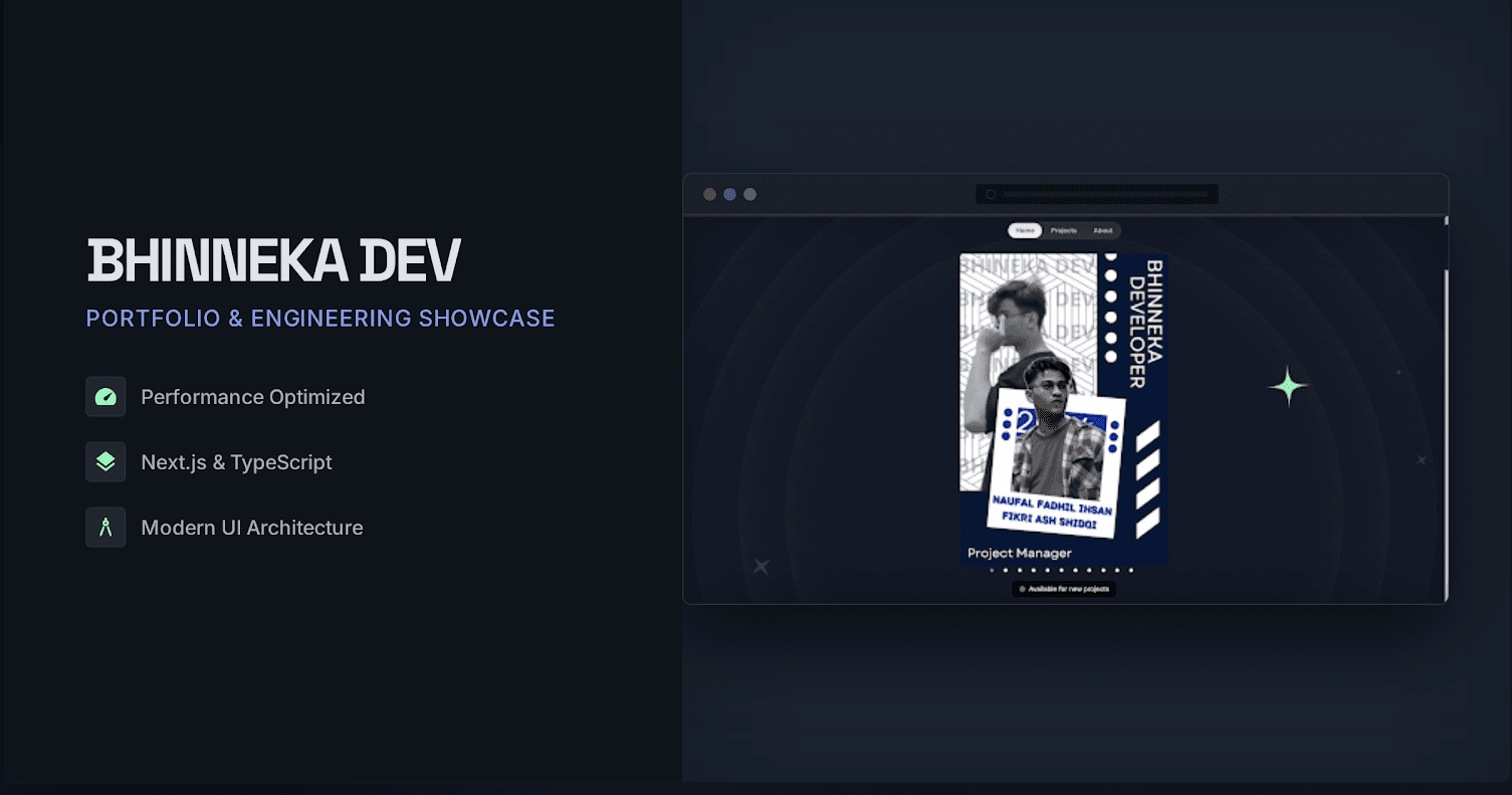 Bhinneka Dev – Developer Portfolio Website